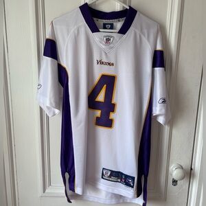 Reebok Onfield Minnesota Vikings Brett Favre NFL Jersey Size Small Length +2
